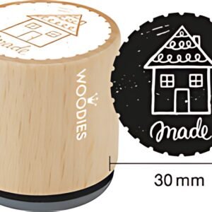 COLOP Tampon à motif Woodies Handmade "fait maison"