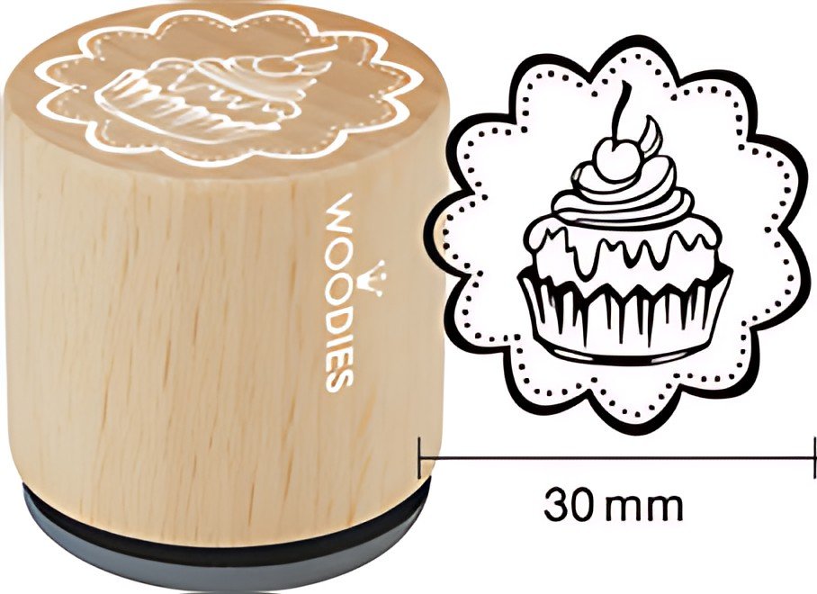 COLOP Tampon à motif Woodies Handmade "tartelette"
