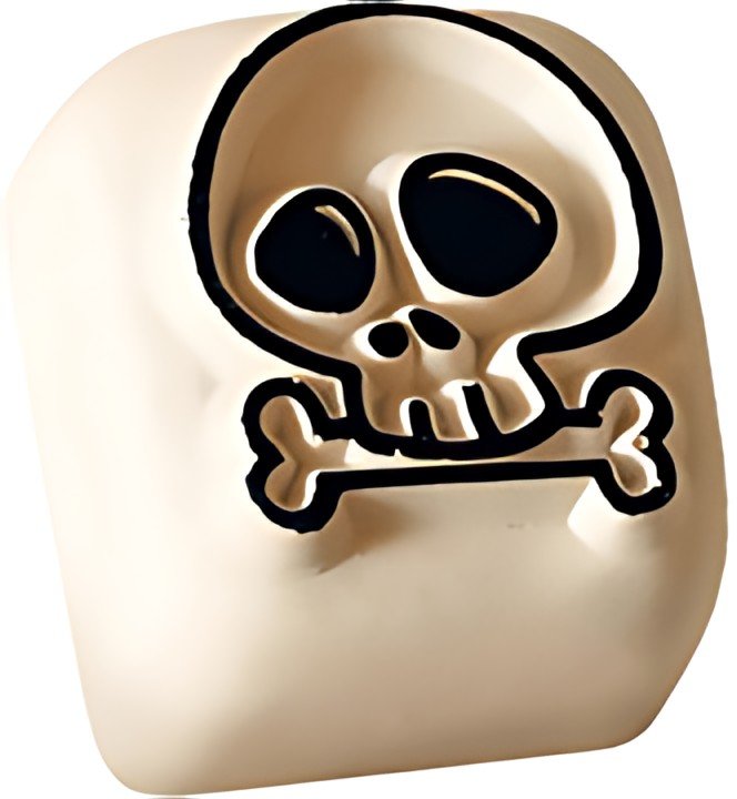 COLOP Pierre de tatouage LaDot kids "tête de mort", petit