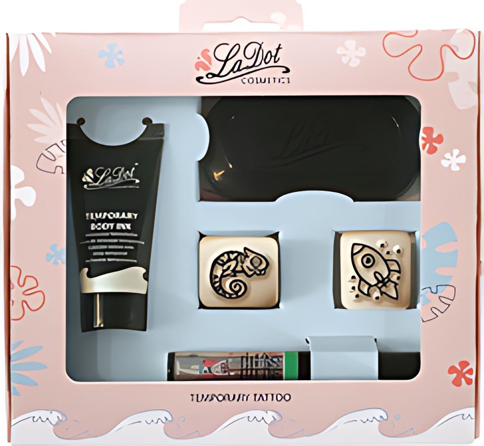 COLOP Tampon de tatouage LaDot kit 8, Stone S20/S21