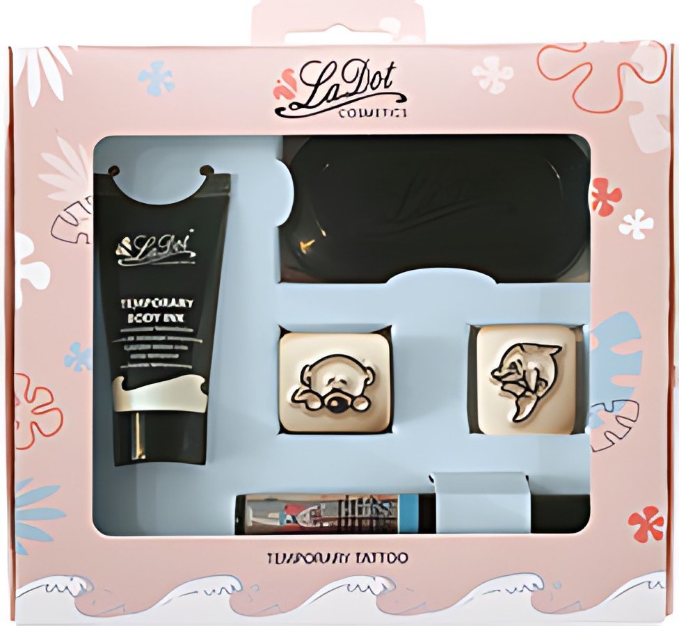 COLOP Tampon de tatouage LaDot kit 11, Stone S23/S19
