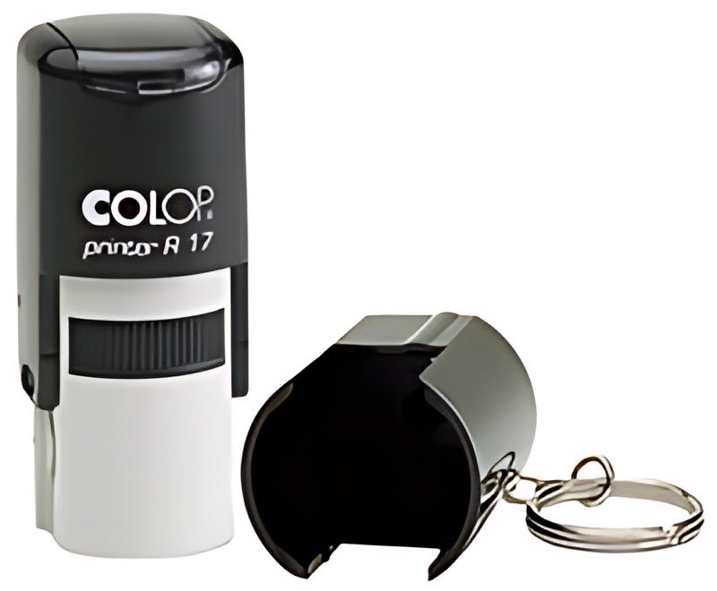 COLOP Tampon pour texte Printer R17, rond, noir