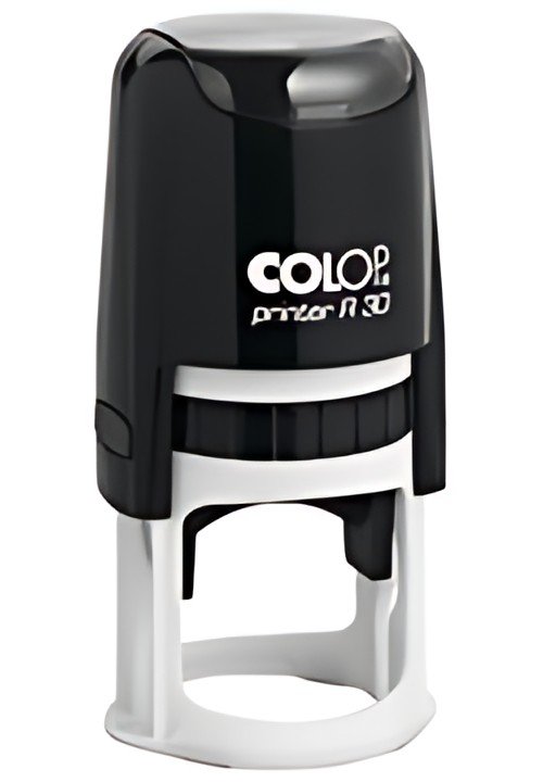 COLOP Tampon pour texte Printer R30, rond, noir