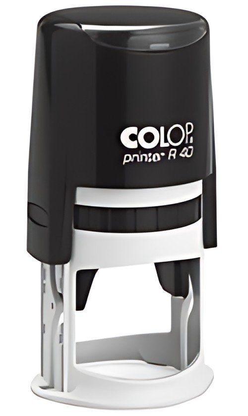 COLOP Tampon pour texte Printer R40, rond, noir