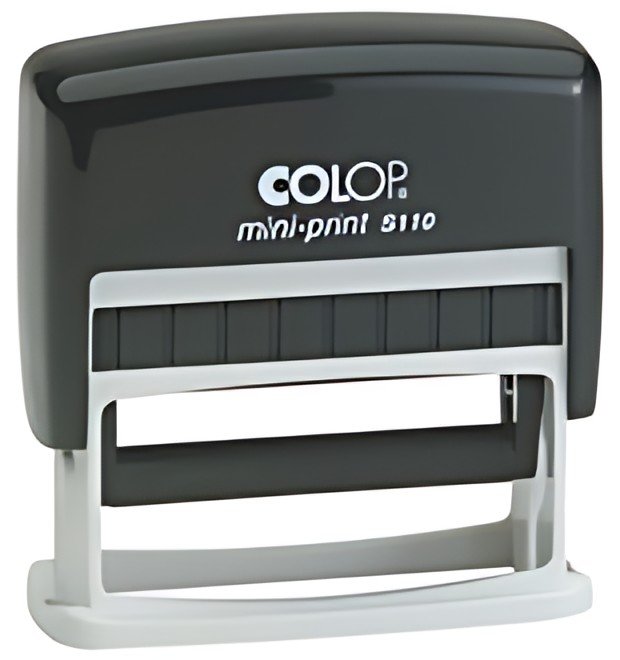 COLOP Tampon pour texte Mini-Print S110, noir