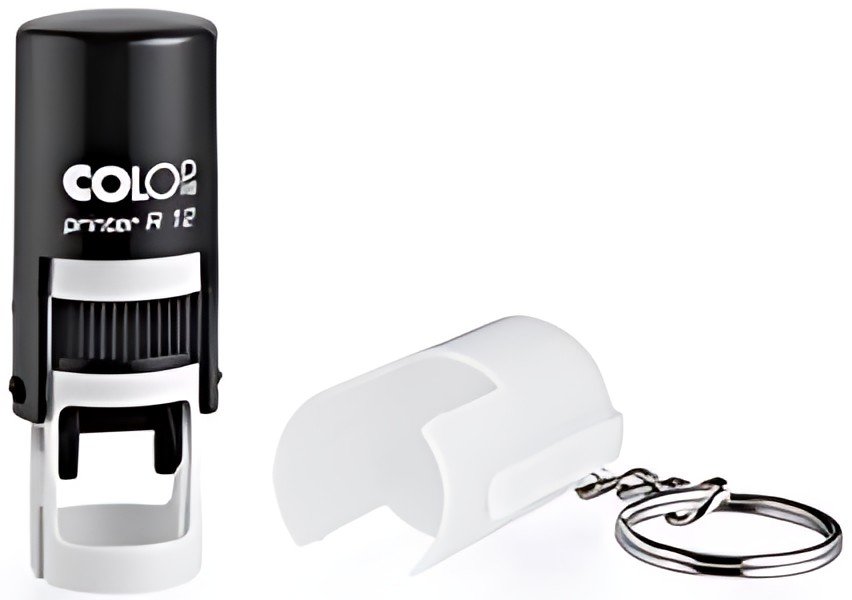 COLOP Tampon pour texte Printer R12, rond, noir