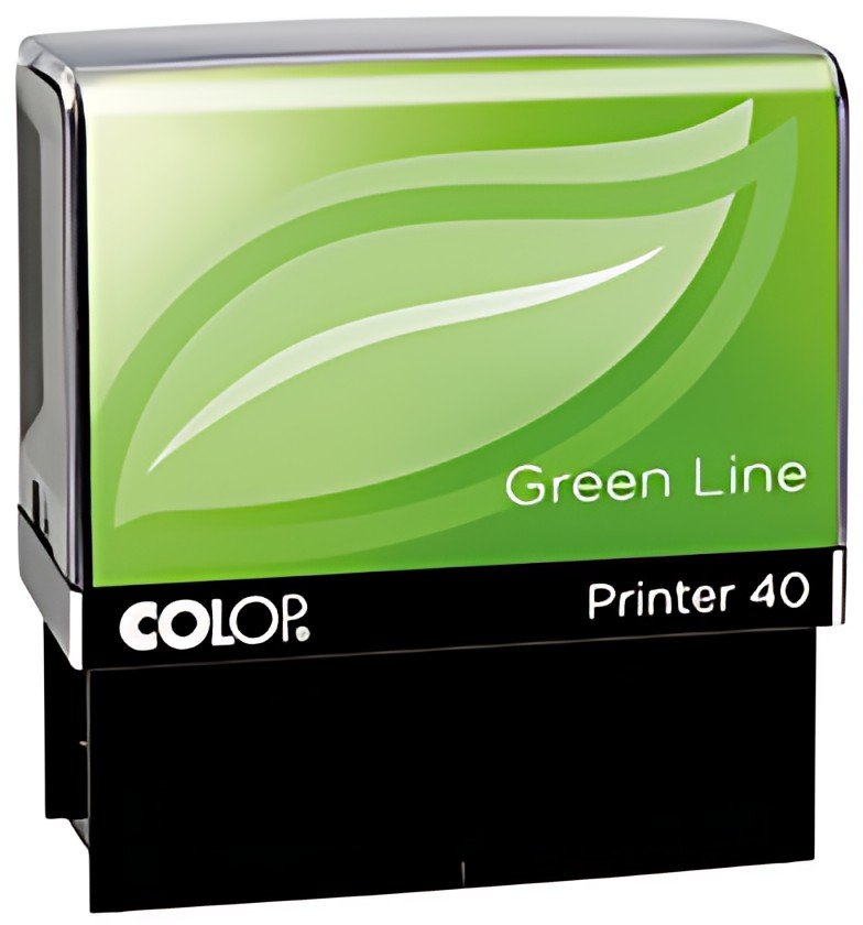 COLOP Tampon pour texte Printer 40 Green Line, 6 lignes