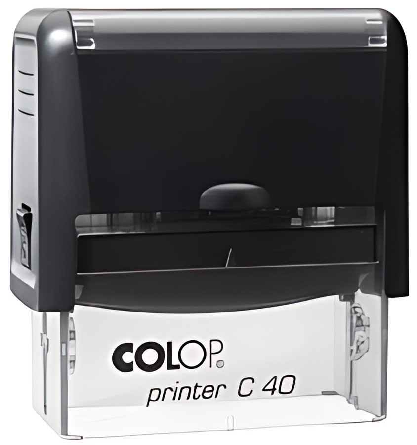 COLOP Tampon pour texte Printer C40, 6 lignes, noir