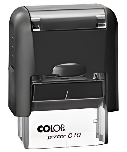 COLOP Tampon pour texte Printer C10, 3 lignes, noir