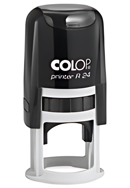 COLOP Tampon pour texte Printer R24, rond, noir
