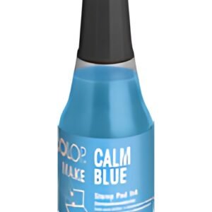 COLOP Encre pour tampon encreur MAKE, 25 ml, calm blue