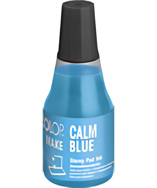 COLOP Encre pour tampon encreur MAKE, 25 ml, calm blue