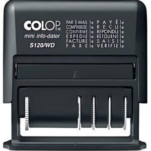 COLOP Tampon à formules Mini-Info-Dater S120/WD, FR, noir