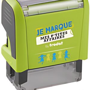 trodat Tampon "Je marque mes p'tites affaires", vert