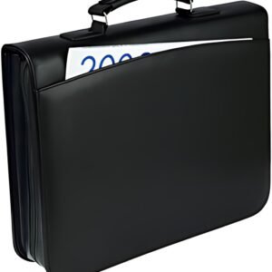 WEDO Porte-documents, A4, similicuir grainé, noir