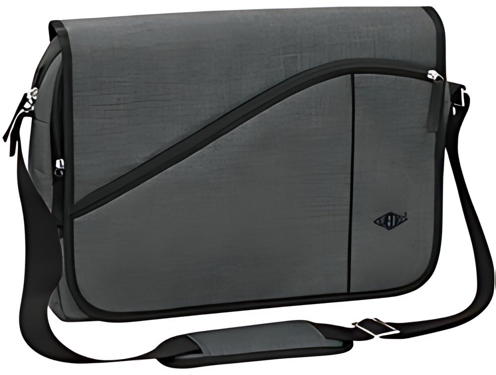 WEDO Sacoche pour notebook Messenger Bag COLLEGE, gris