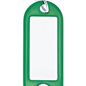 WEDO Porte-clés avec anneau, diamètre: 18 mm, vert