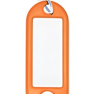 WEDO Porte-clés avec anneau, diamètre: 18 mm, orange