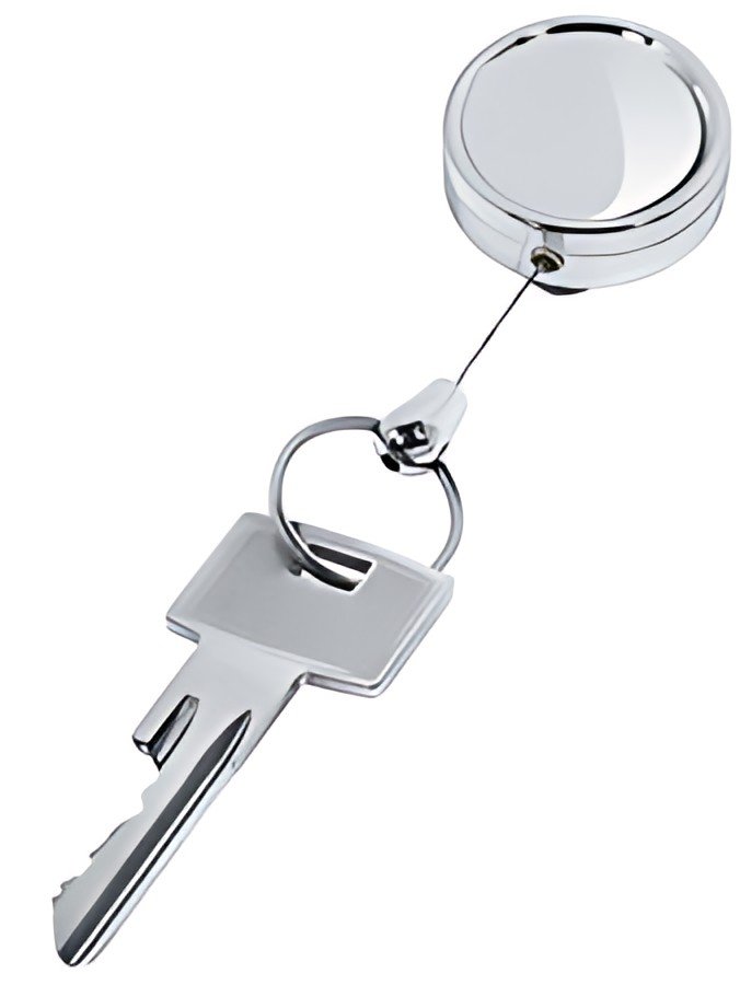 WEDO Clip de ceinture, avec cordon extensible en acier