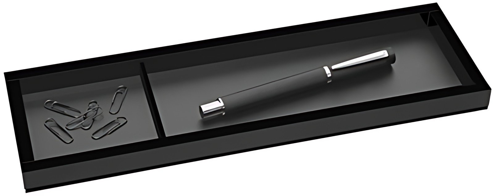 WEDO Plumier "black office", 2 compartiments, noir