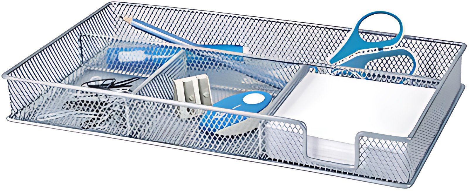WEDO Plumier Office, en fil métallique, argent