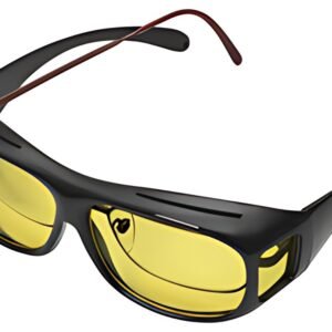 WEDO Sur-lunettes de vision nocturne pour conducteur, étui à
