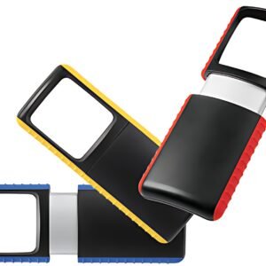 WEDO Loupe Outdoor rectangulaire à éclairage LED, rouge