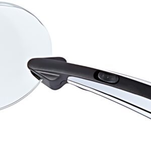WEDO Loupe avec lumière à LED, ronde, sans cadre