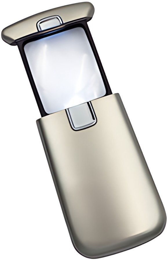 WEDO Loupe Lucina avec lumière LED, argent