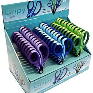 WEDO Ciseaux Gripy, ronds, longueur 175 mm, présentoir de 30