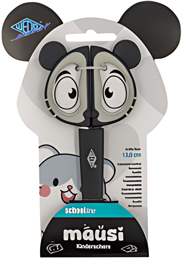 WEDO Ciseaux MAUSI, ronds, longueur: 130 mm, pour droitiers