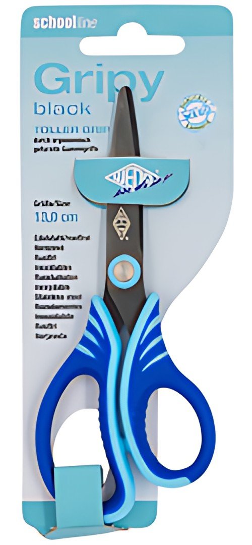 WEDO Ciseaux de bricolage Gripy black, pointu, 130 mm