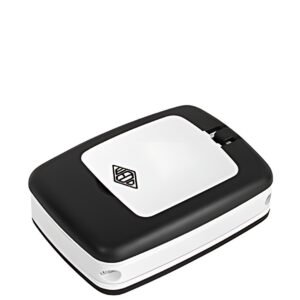 WEDO Loupe de table Pocket avec lumière LED, blanc/noir