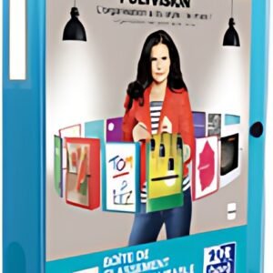 Oxford Boite de rangement POLYVISION, A4, PP, bleu