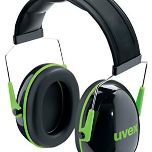 uvex Coquille anti-bruit K1, noir / vert