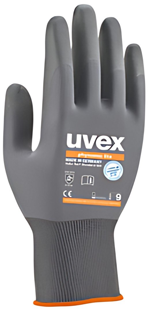 uvex Gants de travail phynomic lite, T. 12, gris
