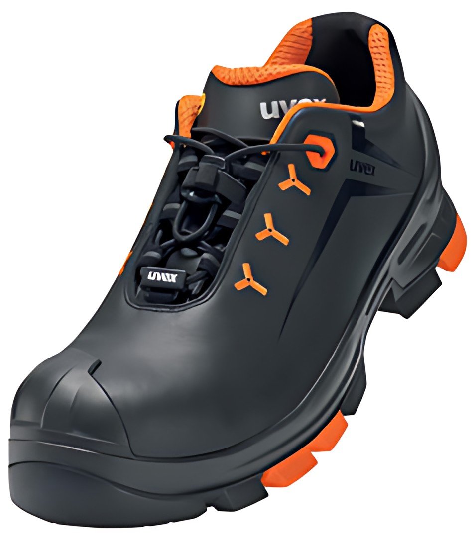 uvex 2 Chaussures basses S3 SRC, T. 44, noir/orange