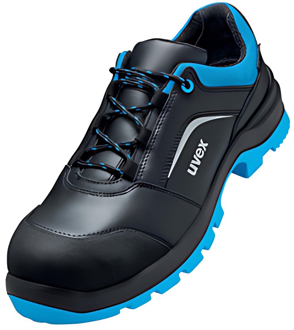 uvex 2 xenova Chaussures basses S3 SRC, T. 45, noir/bleu
