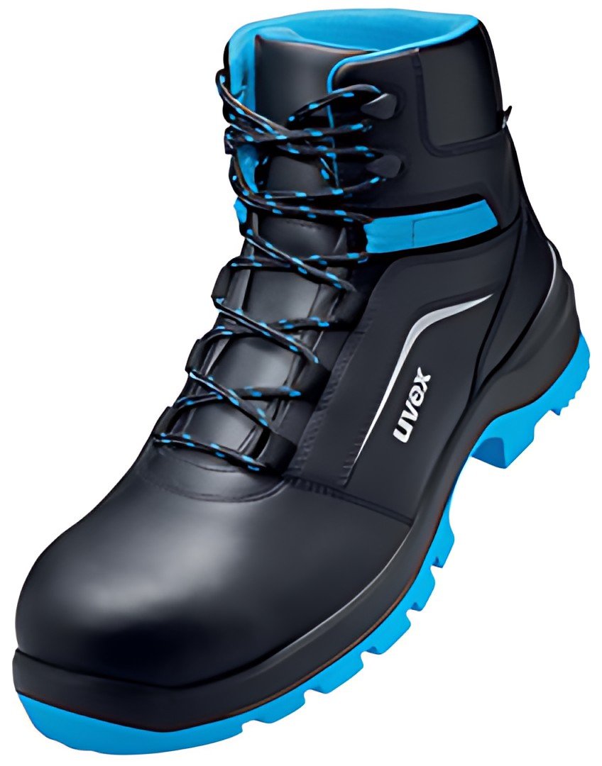 uvex 2 xenova Chaussures montantes S2 SRC, T. 46, noir/bleu