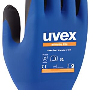uvex Gants de travail athletic lite, bleu/anthracite, T. 9