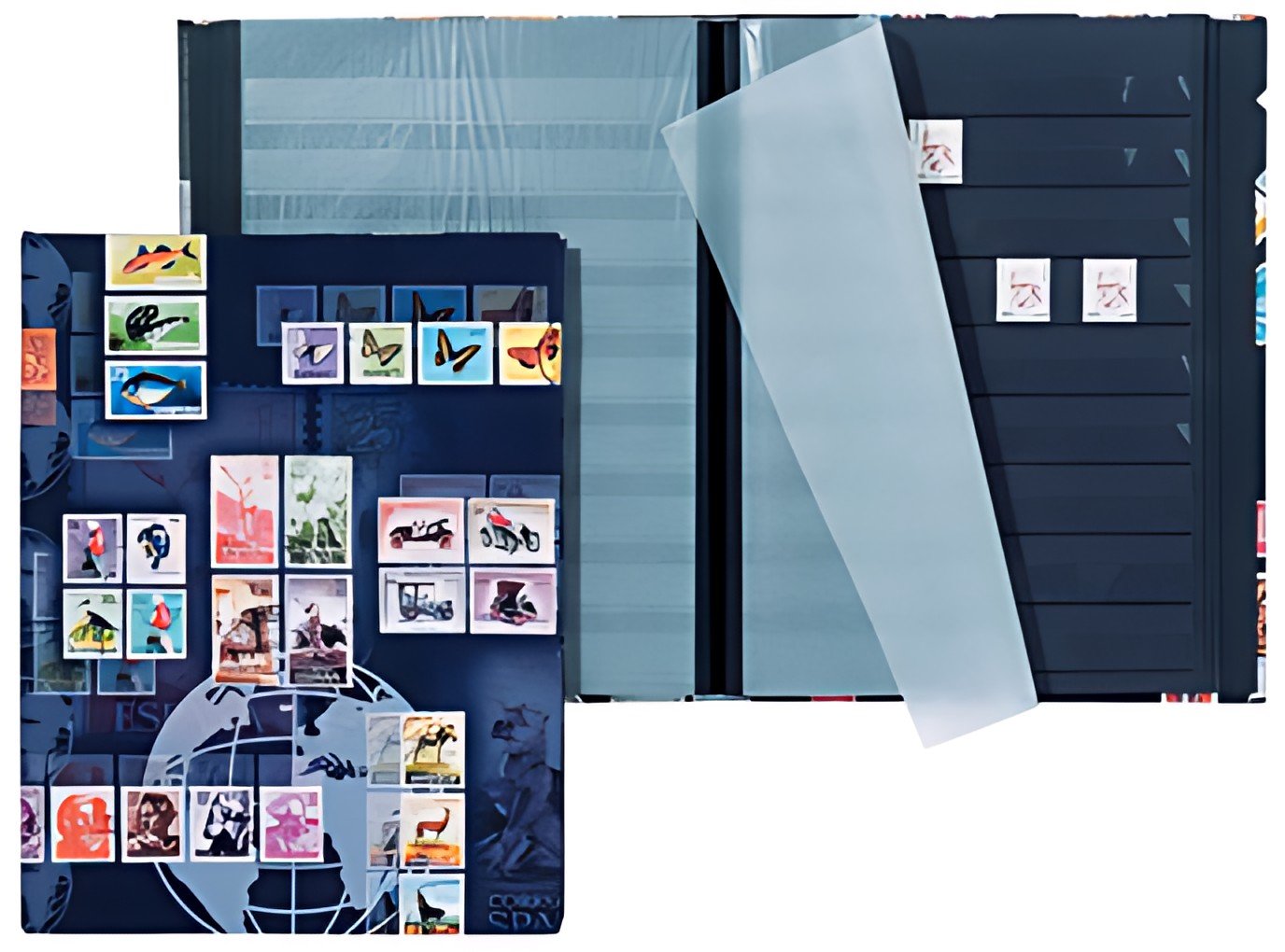 PAGNA Album de timbres, A4, 16 pages