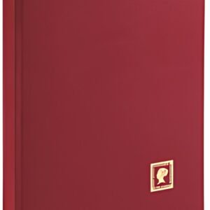 PAGNA Album de timbres, bordeaux, A4, 32 pages
