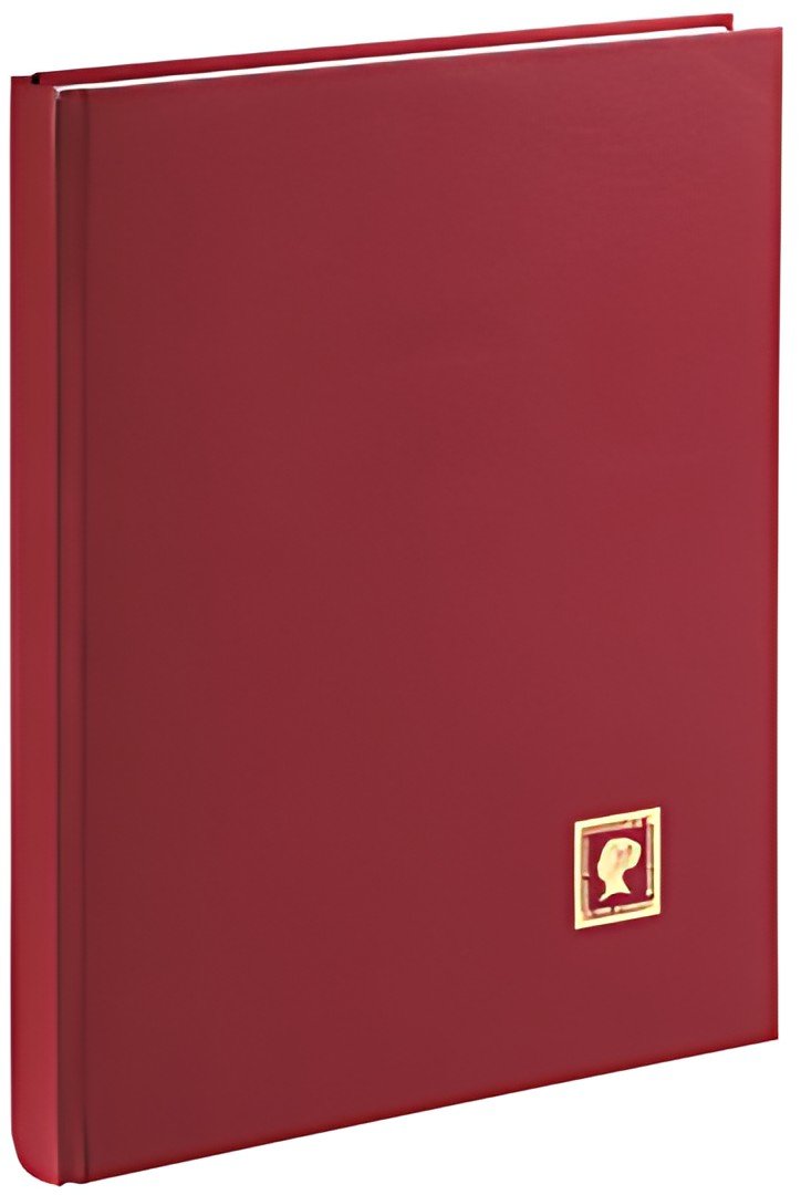 PAGNA Album de timbres, bordeaux, A4, 32 pages