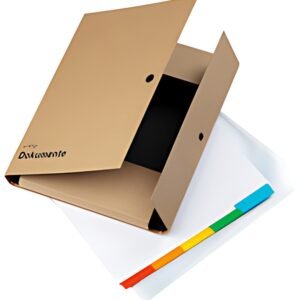 Chemise à documents PAGNA, DIN A4, hauteur de remplissage : 20 mm, papier kraft