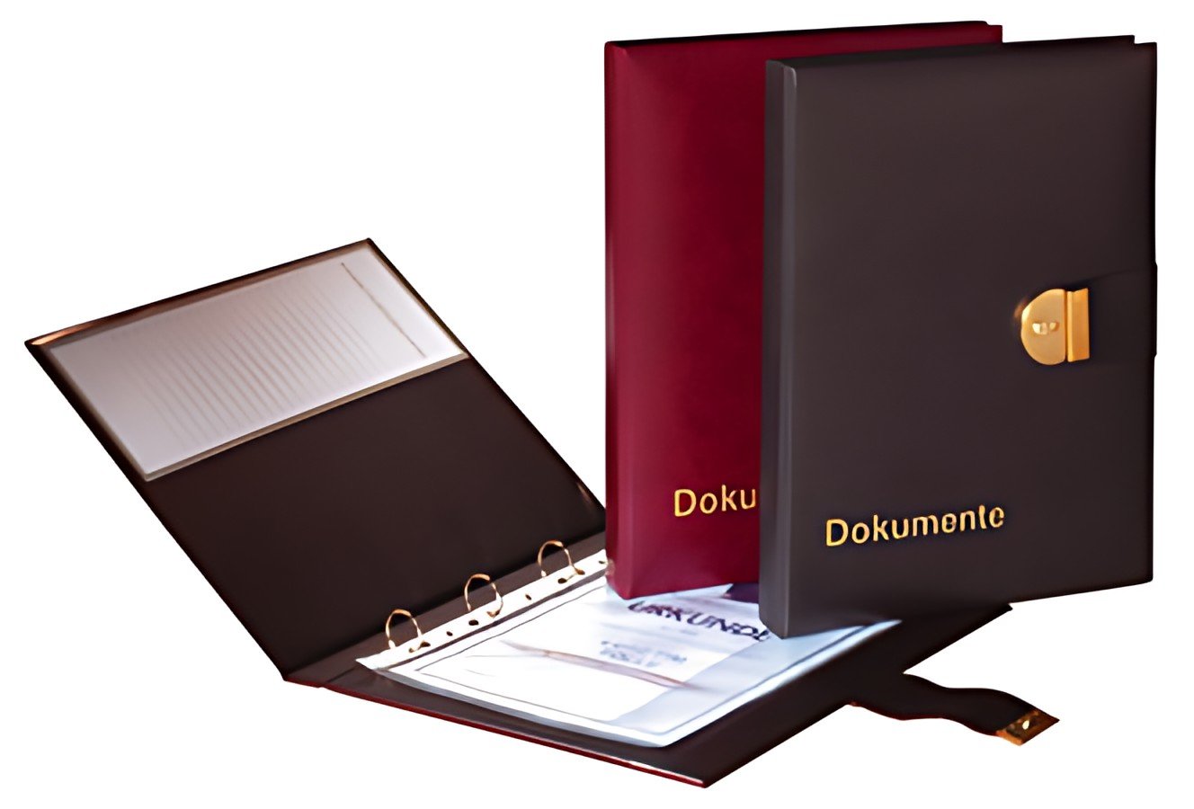 PAGNA Dokumentenhülle für Dokumentenmappe, DIN A4