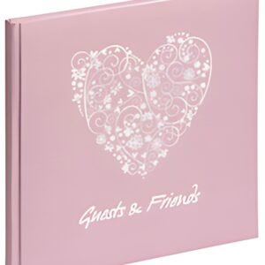 PAGNA Gästebuch "Guests & Friends", 144 Seiten, rosé