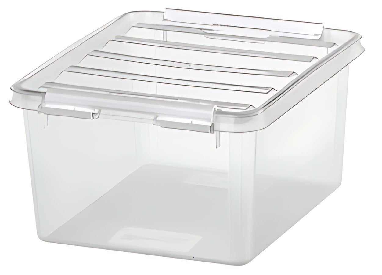 SmartStore Boîte de rangement CLASSIC 2 L, clips: blanc
