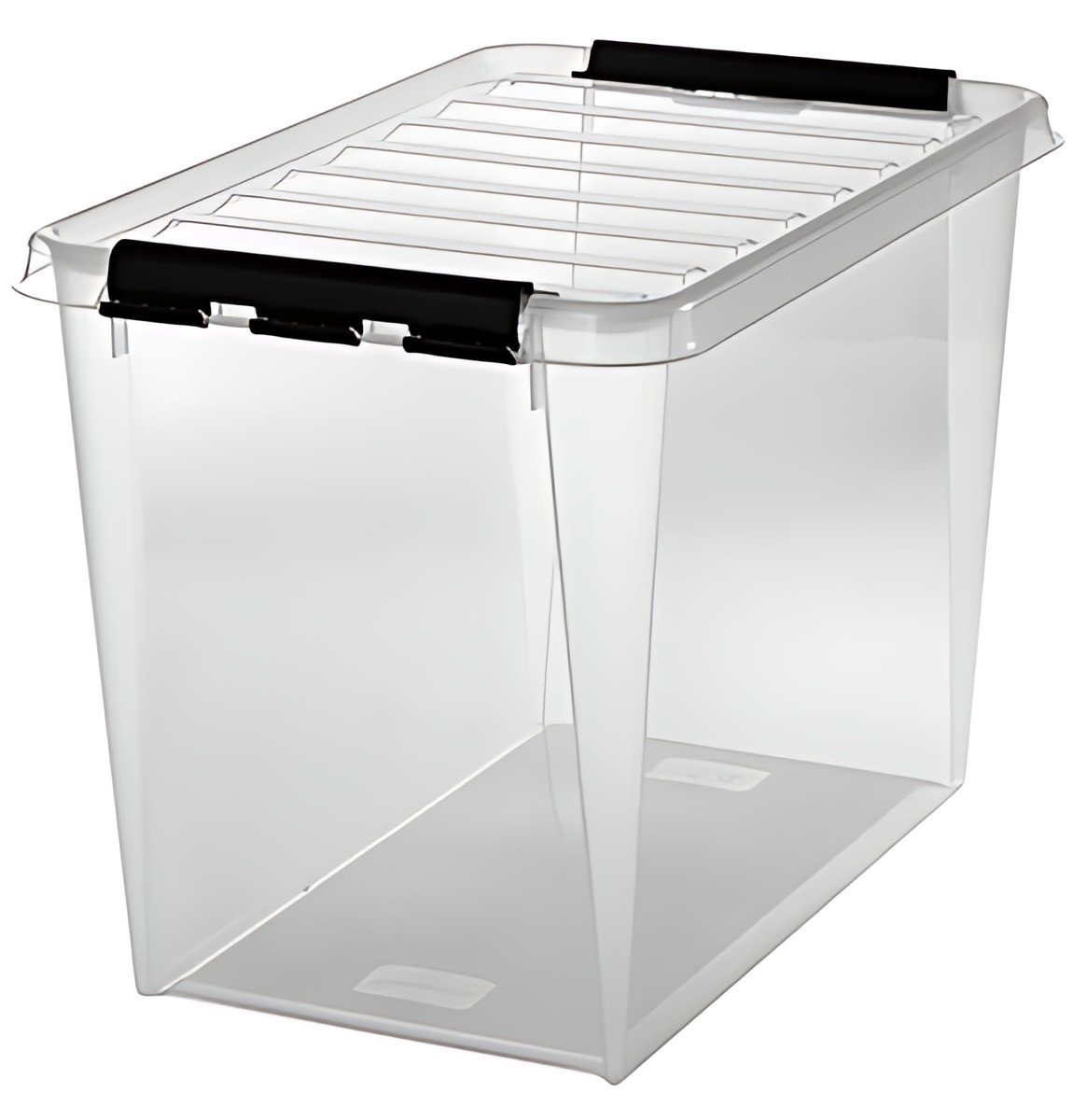 SmartStore Boîte de rangement CLASSIC 66 L, clips: noir