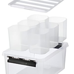 SmartStore Boîte de rangement CLASSIC 14 L + inserts, noir