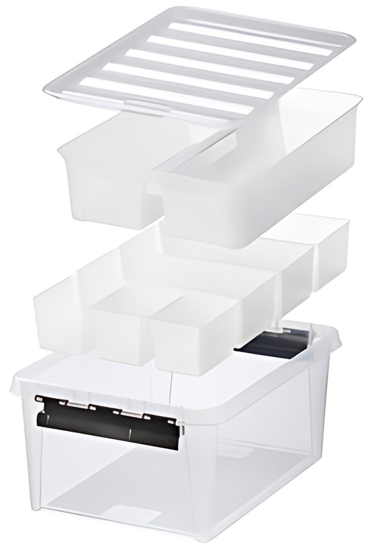 SmartStore Boîte de rangement CLASSIC 14 L, avec inserts